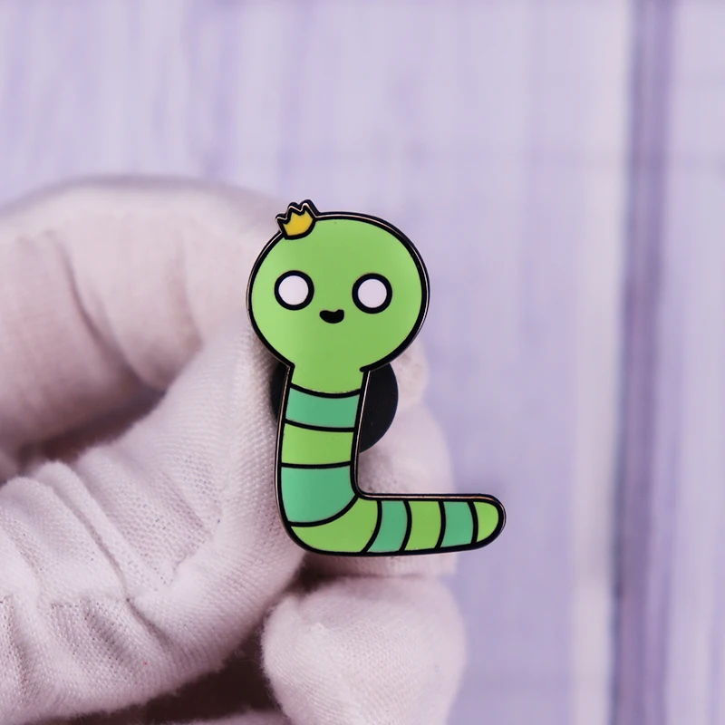 O rei do gelo princesa bubbegum broche o tempo da aventura do verme o pino do esmalte dos desenhos animados finn e jake
