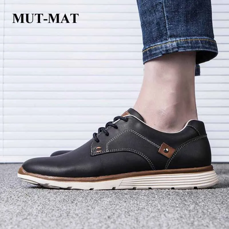 100% Genuine Leather Men\'s Shoes Autumn& Winter Men\'s Casual Shoes Business Walking Sneakers Ultra-light Texture Footwear