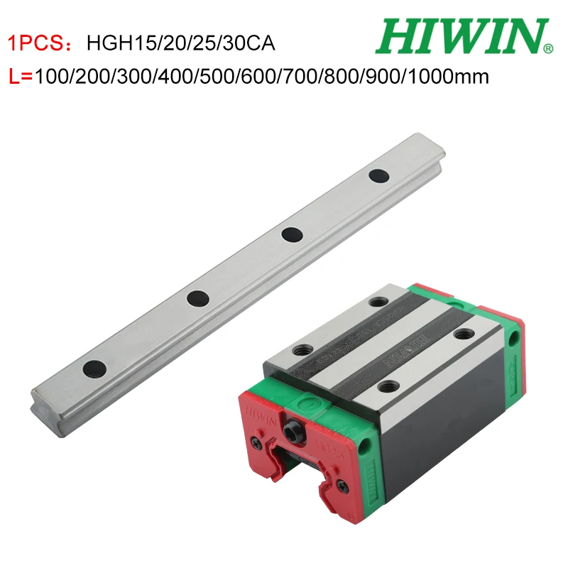 Hiwin Linear Guide Slider Hgh15 20 25 30ca/Cc Slider Square Guide Rail Slide Linear Slide Table 3d Printing Cnc Diy Parts