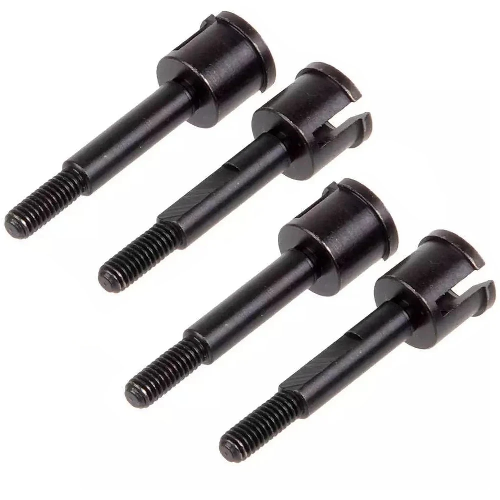 4PCS 08064 Wheel Stub Axle Shafts Adapter Drive Axle Cup 15506 For 1/10 RC 4WD Off-Road Car Buggy Monster Bigfoot 94155 94188