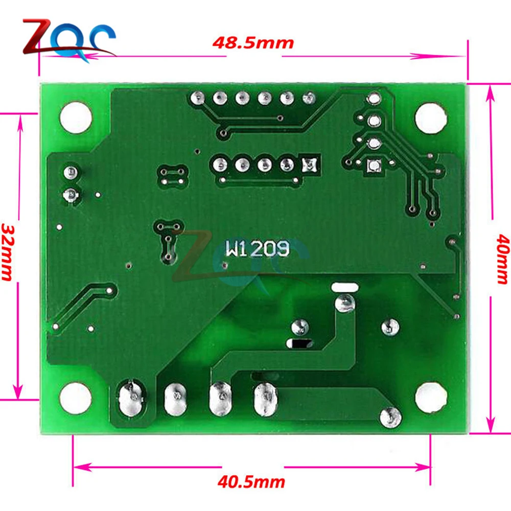 W1209 LED Digital Thermostat Temperature Control Thermometer Thermo Controller Switch Module DC 12V Waterproof NTC Sensor