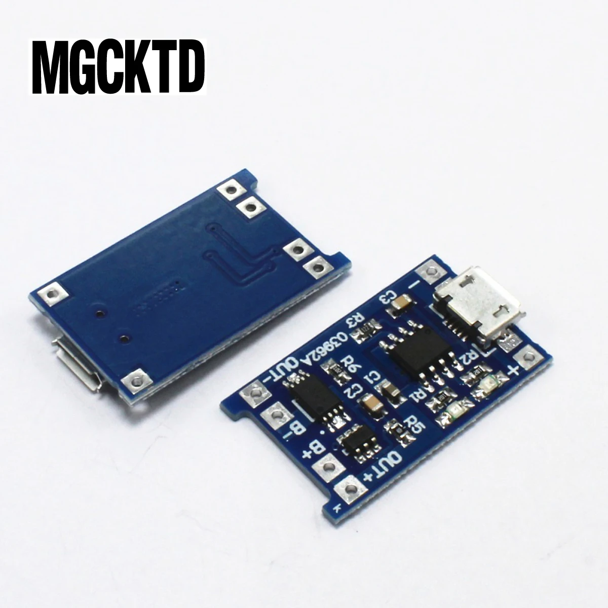 5pcs Micro USB 5V 1A 18650 TP4056 Lithium Battery Charger Module Charging Board With Protection Dual Functions 1A Li-ion