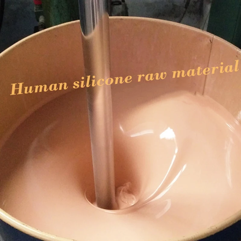 Skin Color Simulation Human Body Silicone Raw Material, Flesh Color Liquid Silicone, Food Grade Silicone Film, And Television