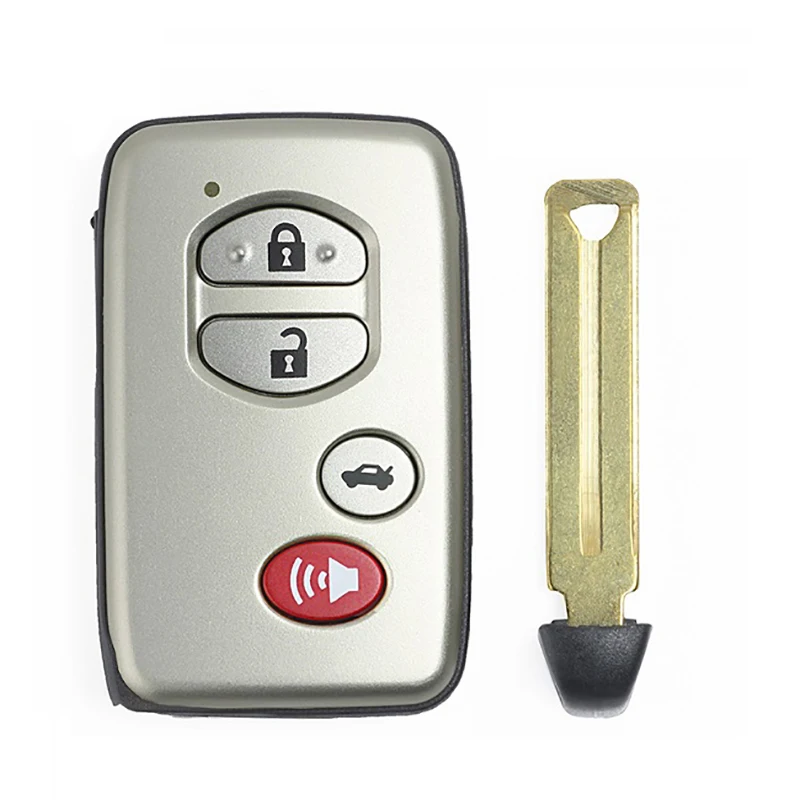 CN007201 Aftermarket 4 Button Key For Toyota Aurion 2007+ Smart Remote B53EA P1 D4 4D-67 433MHz Gray 89904-33100 Keyless Go