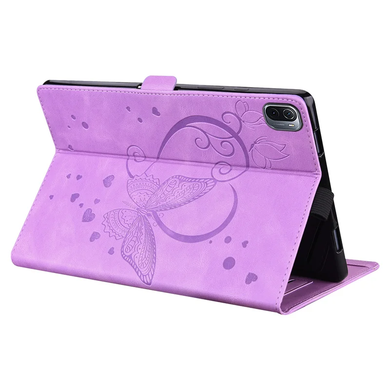 Tablet Cover for Xiaomi MiPad 5 Pro Mipad5 11" Emboss Butterfly for Xiaomi Mi Pad5 Pro Mi Pad 5 Pro 2021 Tablet Case Coque Funda