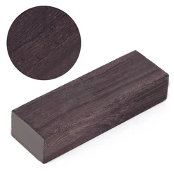 1pc New 12x4x2.5cm Black Ebony Lumber Gabon Handle Blank For Musical Instruments