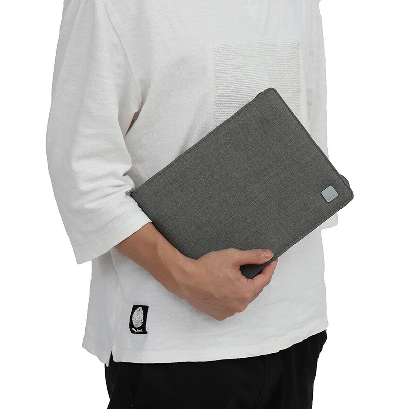 KACO-estuche para bolígrafos, bolsa de almacenamiento disponible para 20 estilográficas/Rollerball, Color negro/gris, resistente al agua