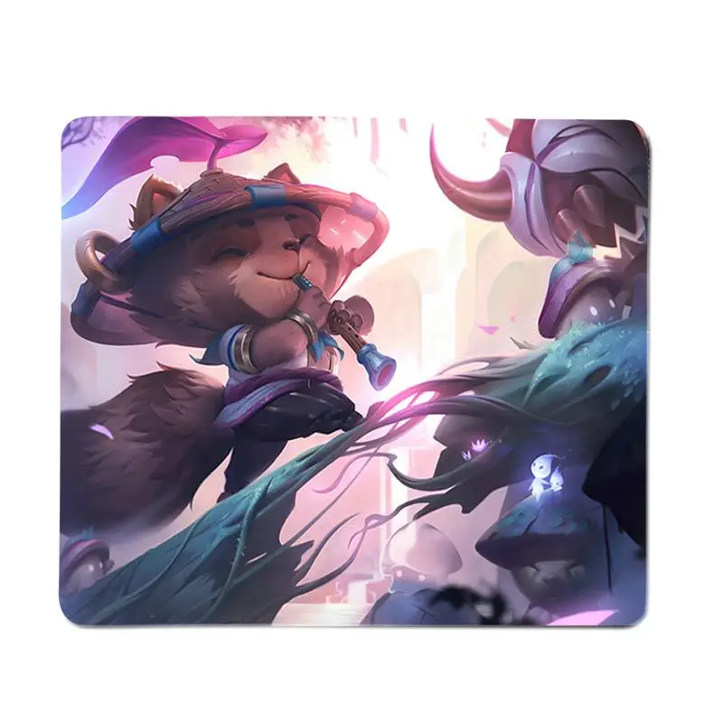 FHNBLJ Top Quality League of Legends Teemo Gamer Speed mouse Retail Small Rubber Mousepad mouse da gioco all\'ingrosso più venduto