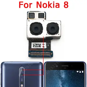 Bilashmart Rear Camera Nokia 8 Back View Main Big Backside Camera Module Flex Cable Replacement Spare Parts