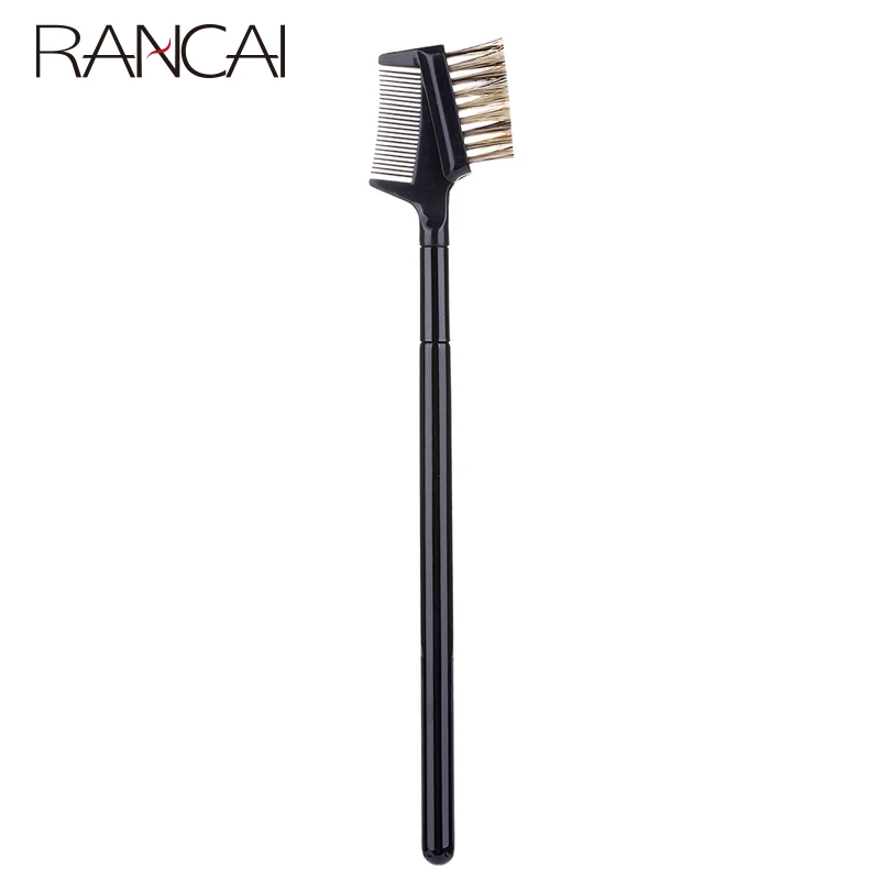 Eyelash Comb Double Headed Eyebrow Comb Eyebrow Brush Makeup Brush Head Comb the Entire Eyebrows Repair Eyebrow Brush