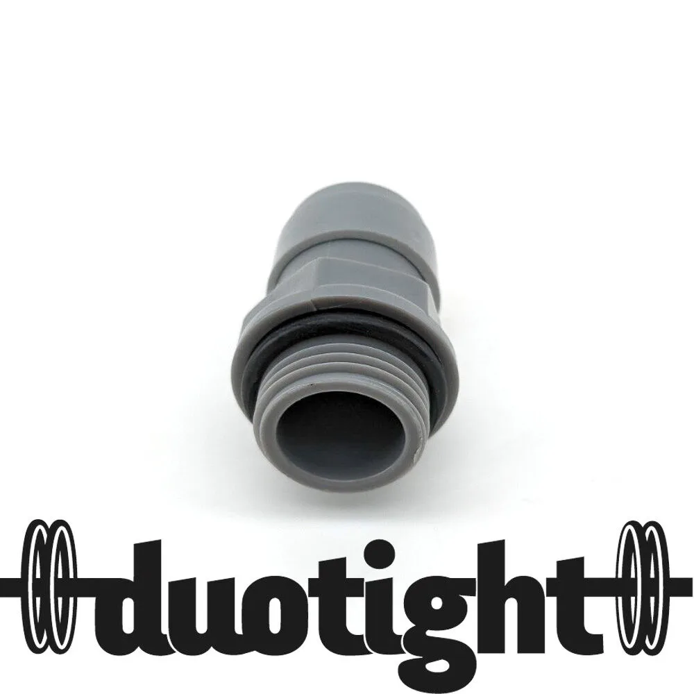 KegLand Duotight - 8mm (5/16) X 3/8 Inch Male Thread(with O-ring)  Plastic Quick Connect Pipe Hose Connector Push-in Fittings