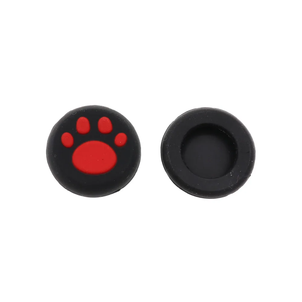 2 pçs gato pata de borracha silicone jogo lidar com joystick polegar aderência vara tampa para xbox um/360 ps3 ps4 ps5