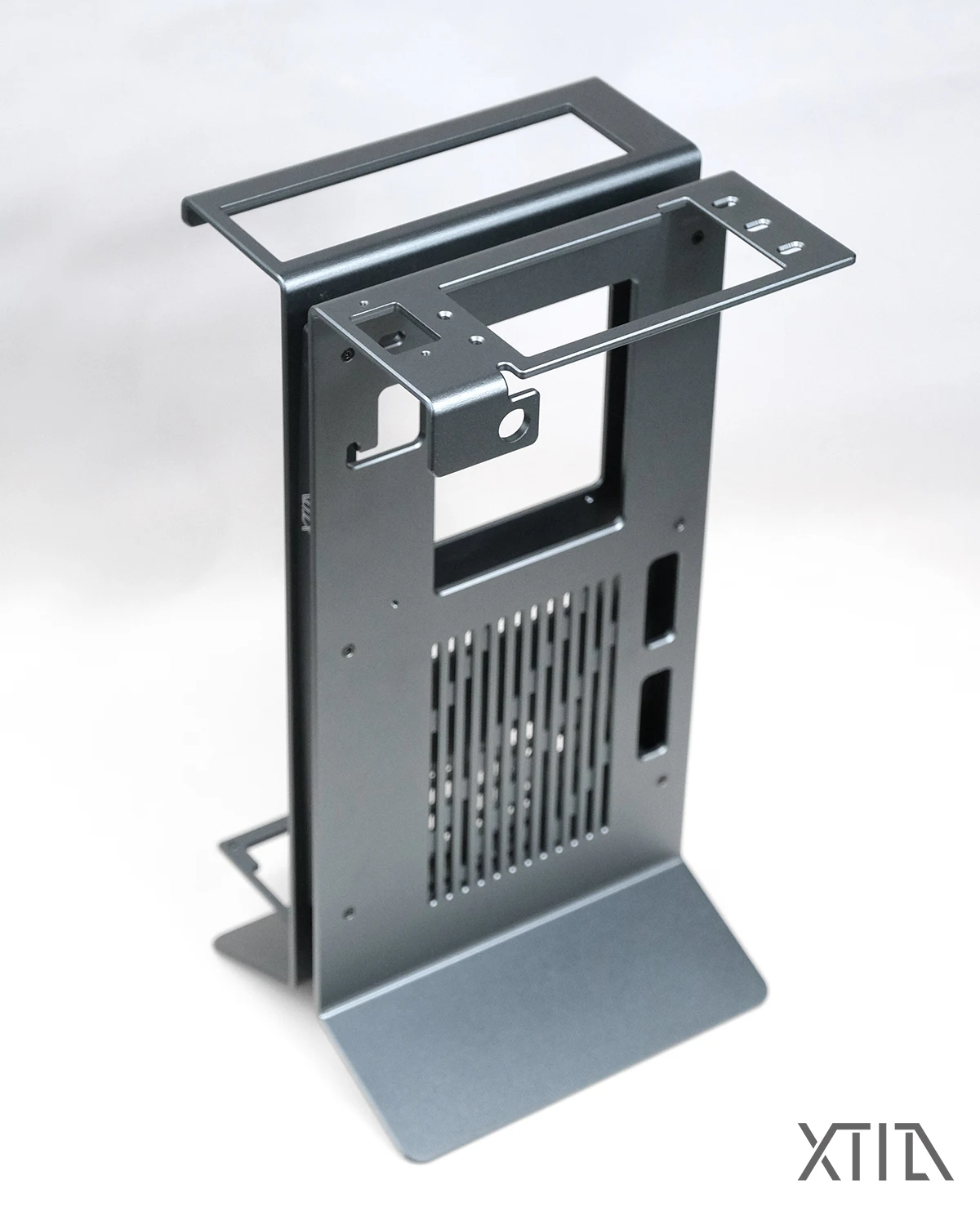 [Xproto-L] Open A4ITX ATX Power Supply Portable All-aluminum Vertical Mounting Chassis Frame XPL