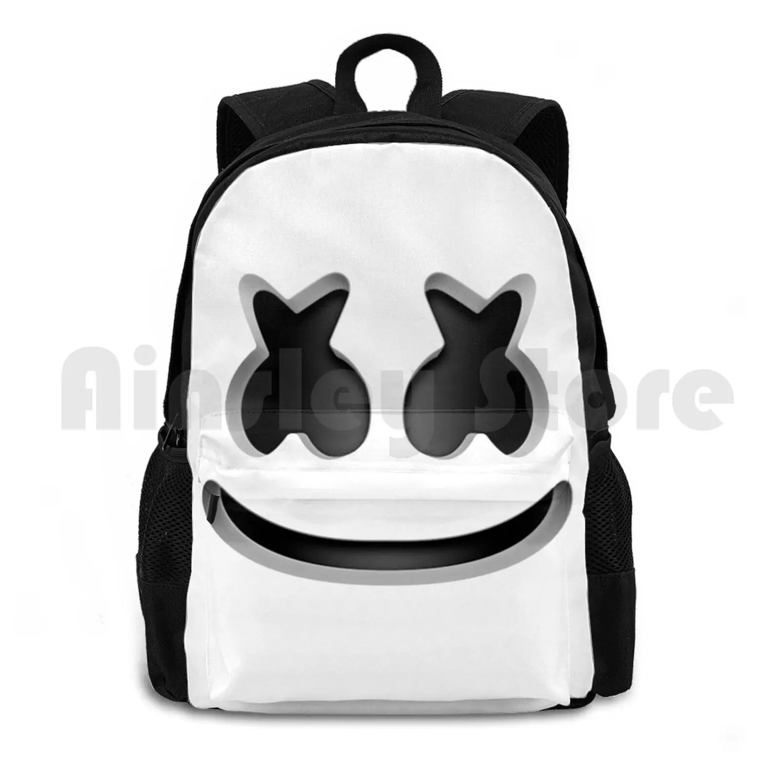 Helmet Mellogang Outdoor Hiking Backpack Waterproof Camping Travel White Helmet Mellogang Marshmallow Jauz Festival Music