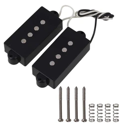 Black 4 String Pb P Bass Pickup Neck and Bridge Humbucker Pickup For 4 String P Bass Guitar