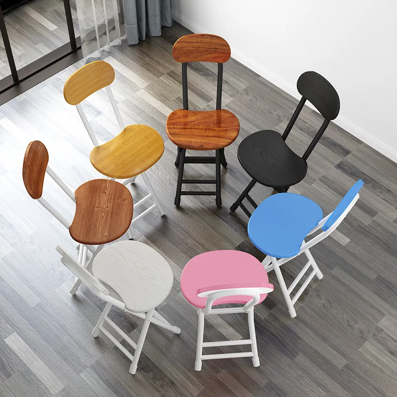 

Collapsible Dining Room Chairs Home Furniture Chairs For Kitchen Modern Simplicity Nordic Kitchen Stool Student Portable Stool