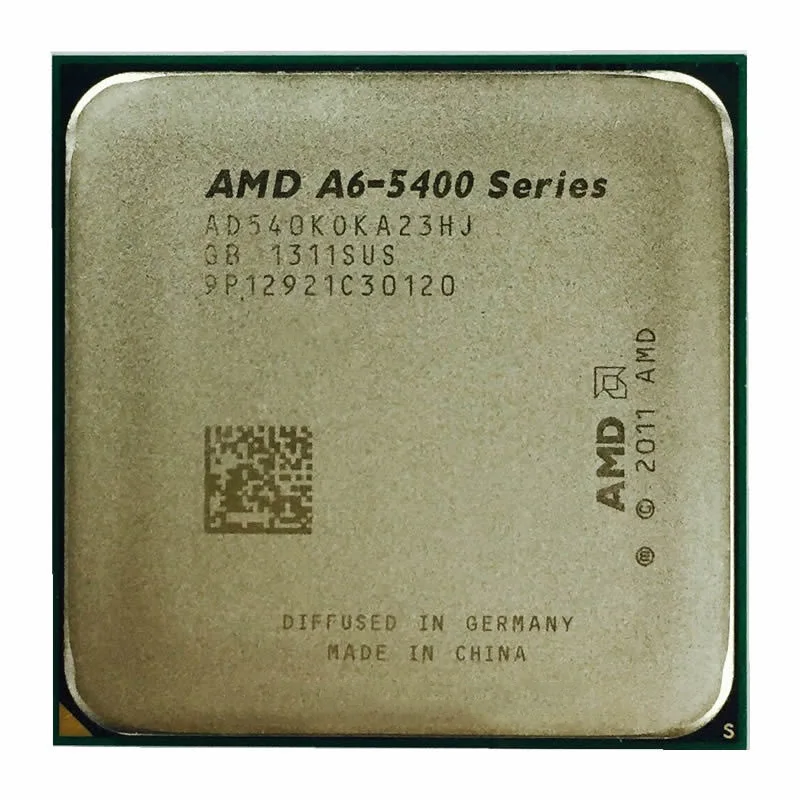 

Двухъядерный процессор AMD A6 5400K, 5400 ГГц, 65 Вт, разъем FM2, процессор для настольного компьютера AD540KOKA23HJ