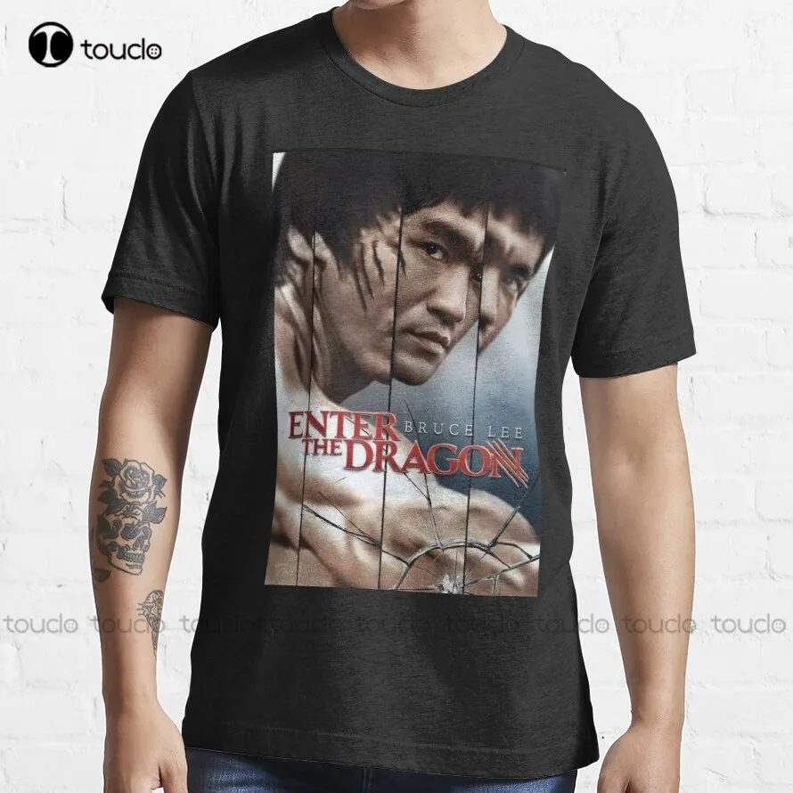 Enter The Dragon Kung Fu Movies T-Shirt Shirts For Men With Designs Custom Aldult Teen Unisex Digital Printing Tee Shirt Xs-5Xl