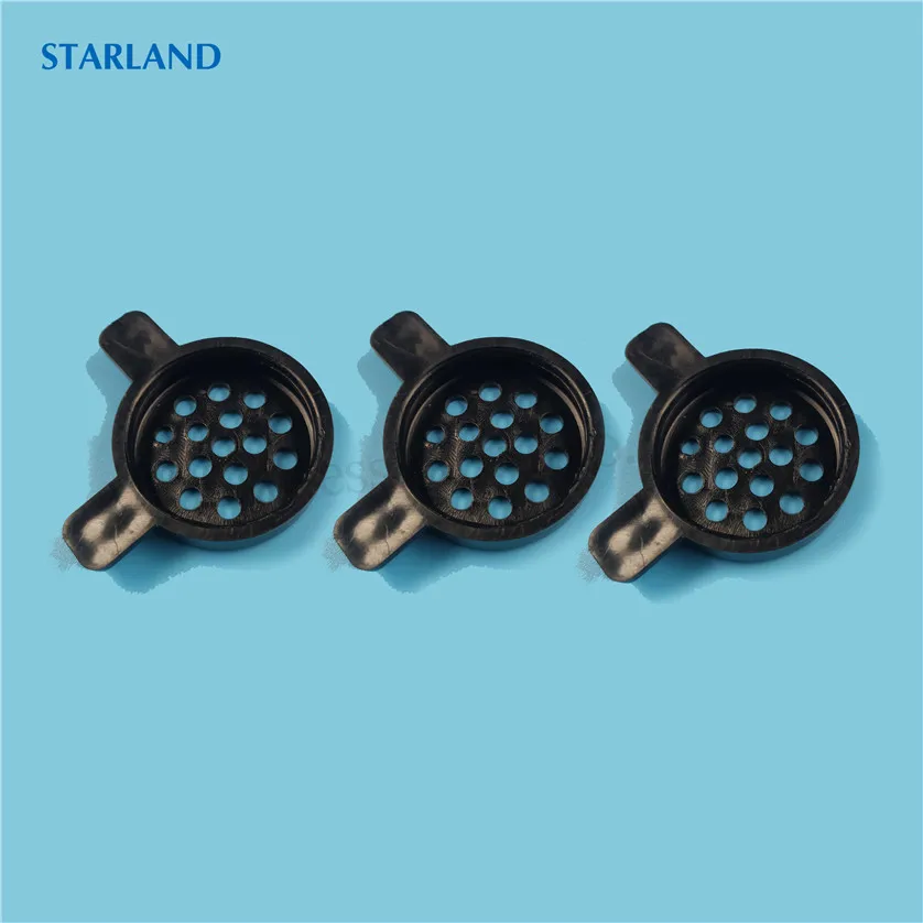 3 Modeling Caps Spaghetti Noodles Lids Black Color Spare Part For Soft Ice Cream Machine Replacements Inner Diameter 28m