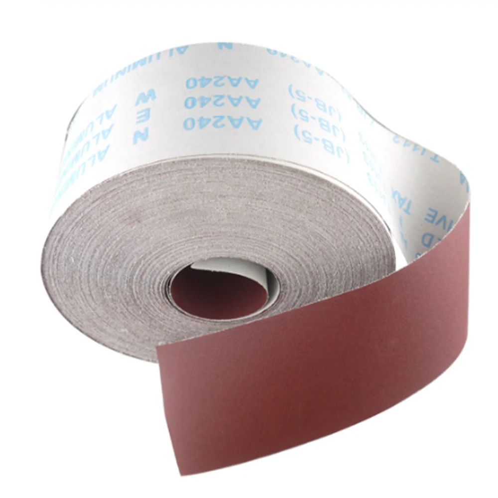 1 metro Smeriglio Rotolo di Stoffa di Lucidatura Carta Vetrata Per La Molatura Lucidatura Strumenti di Lavorazione Dei Metalli 60/80/100/120/150/180/240/320/400/600