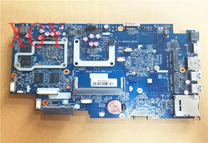 6-71-W3S50-D03A FOR Cevo W370SK W370 W350SK k660e Laptop Motherboard 6-77-W370SK00-D03A N14E-GL-A1 GPU