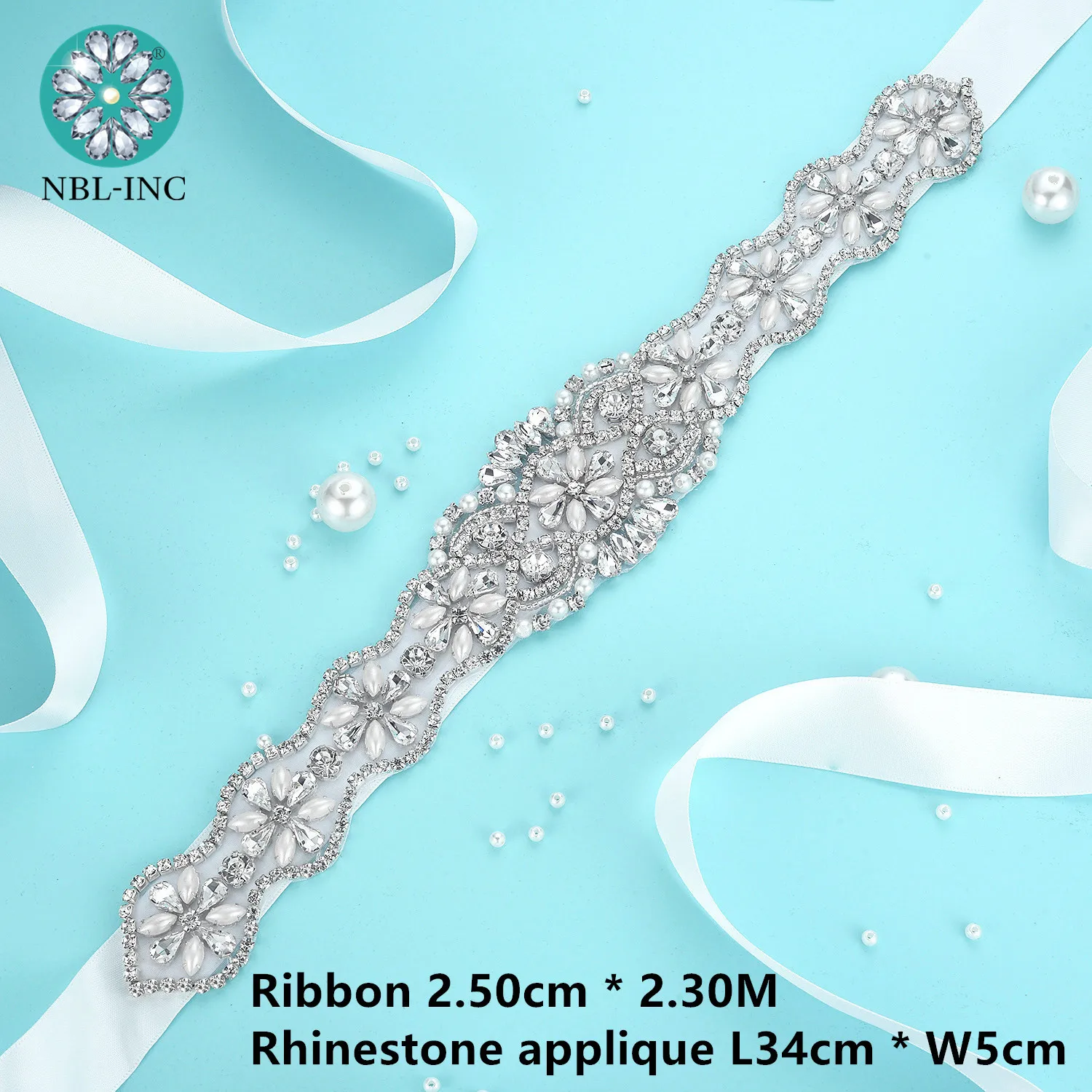 (1) Kim Cương Giả Cô Dâu Dây Đám Cưới Với Diamante Pha Lê Áo Cưới Phụ Kiện Tất Đai Áo Cưới WDD1046