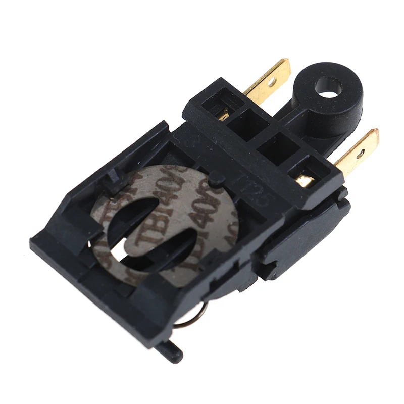 5pcs Universal Kettle Switch 16A Boiler Thermostat Switch Electric Kettle Steam Pressure Jump Switch Black Color