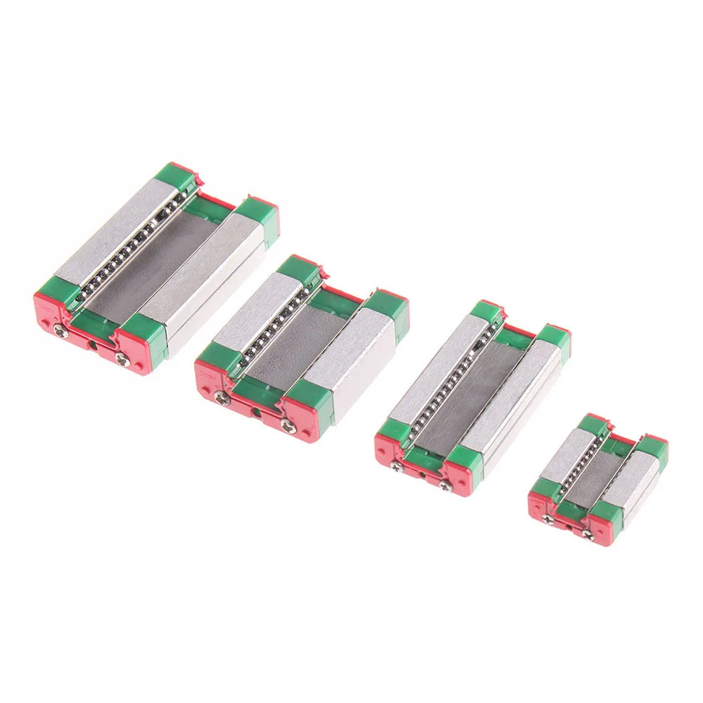 2pcs MGN Linear Guide+4pcs MGN Block MGN7 MGN12 MGN15 MGN9 300 350 400 450 500 550mm Miniature Linear Rail Slide CNC 3D Printer