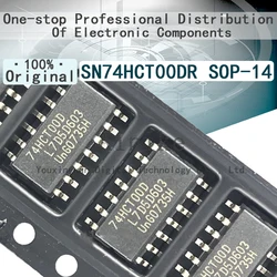 10/個新オリジナル74HCT00 74HCT00D SN74HCT00DR HCT00 sop-14四方2-入力正と負ゲートロジックicチップ