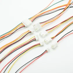 10pcs/5sets XH 2.54mm 2/3/4/5/6 Pin Pitch Wire Cable Connector XH Plug Male & Female Battery Charging Cable 5female+ 5male 20cm