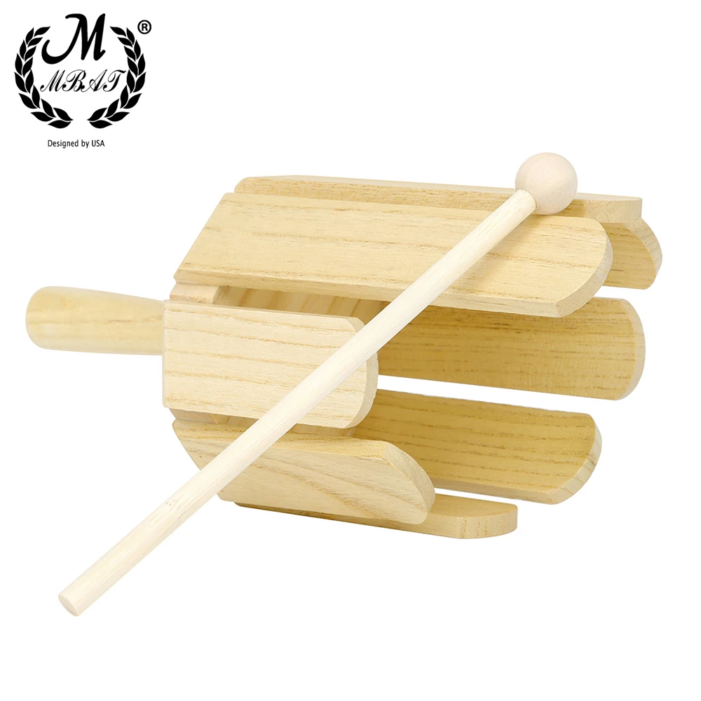 M MBAT Orff Instruments Wooden Children's Multi-Sound Tube Eight Sound Tube Baby Early Education Tool Toy Percussion Instruments