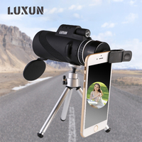 Powerful Monoculars 40X60 Military Portable HD Telescope Monocular with SmartPhone Holder for Tourism Camping Hunting