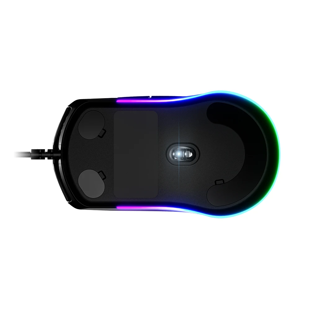 Mới Steelseries Đối Thủ 3 Chuột Chơi Game 8,500 CPI Lăng Kính RGB Hiệu Ứng Ánh Sáng Nhẹ Chuột Chơi Game Có Dây