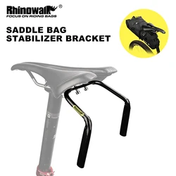Rhinowalk Bike Saddle Bag Support Frame Bike Rack Mount Stabilizer Bracket With Rubber Pads 5L-13L Cycling Bag Bike Accessories