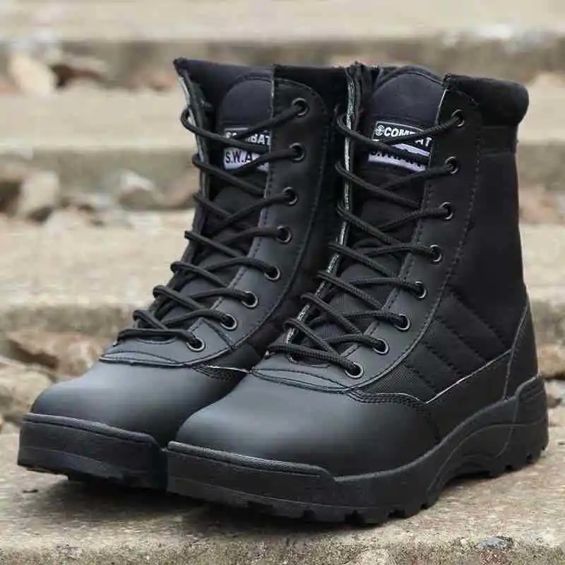 Spring Men Women Swat Work War Boots Outdoor Hiking Trekking Hunting Training Camping Tactical Military Ventilation Tactic Shoes