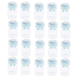 20Pieces Empty Sealed Sterile Serum Powder Vials 3g Small Glass Bottle Containers - Refillable Bottles & Accessories