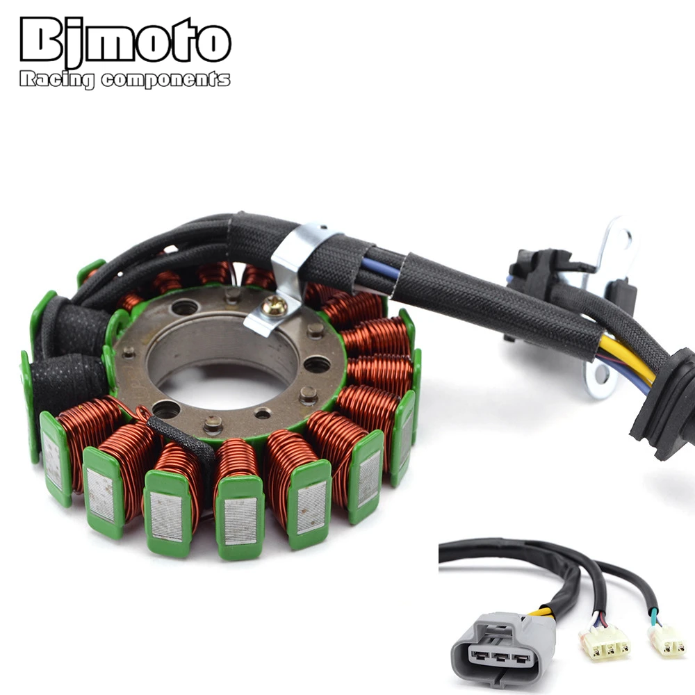 

BJMOTO Motorcycle Generator Stator Coil Comp For Honda ATV TRX450R Sportrax 450 R 2004-2005 31120-HP1-003