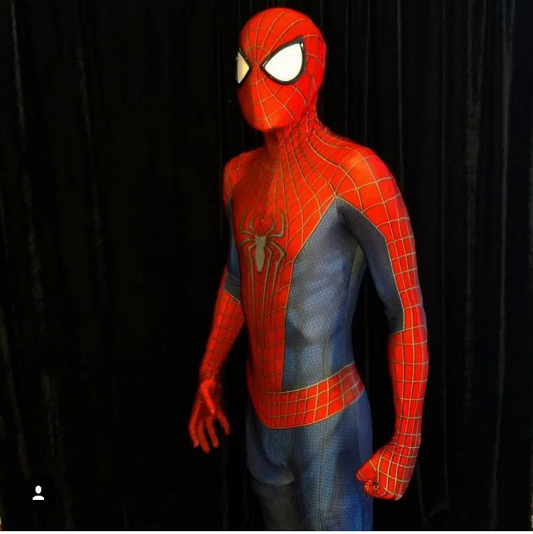 男性と女性のためのハロウィンコスプレスパンデックスコスチューム,驚くべきスパイダーマンコスチューム,tasm2,男性と女性,信じられないほど