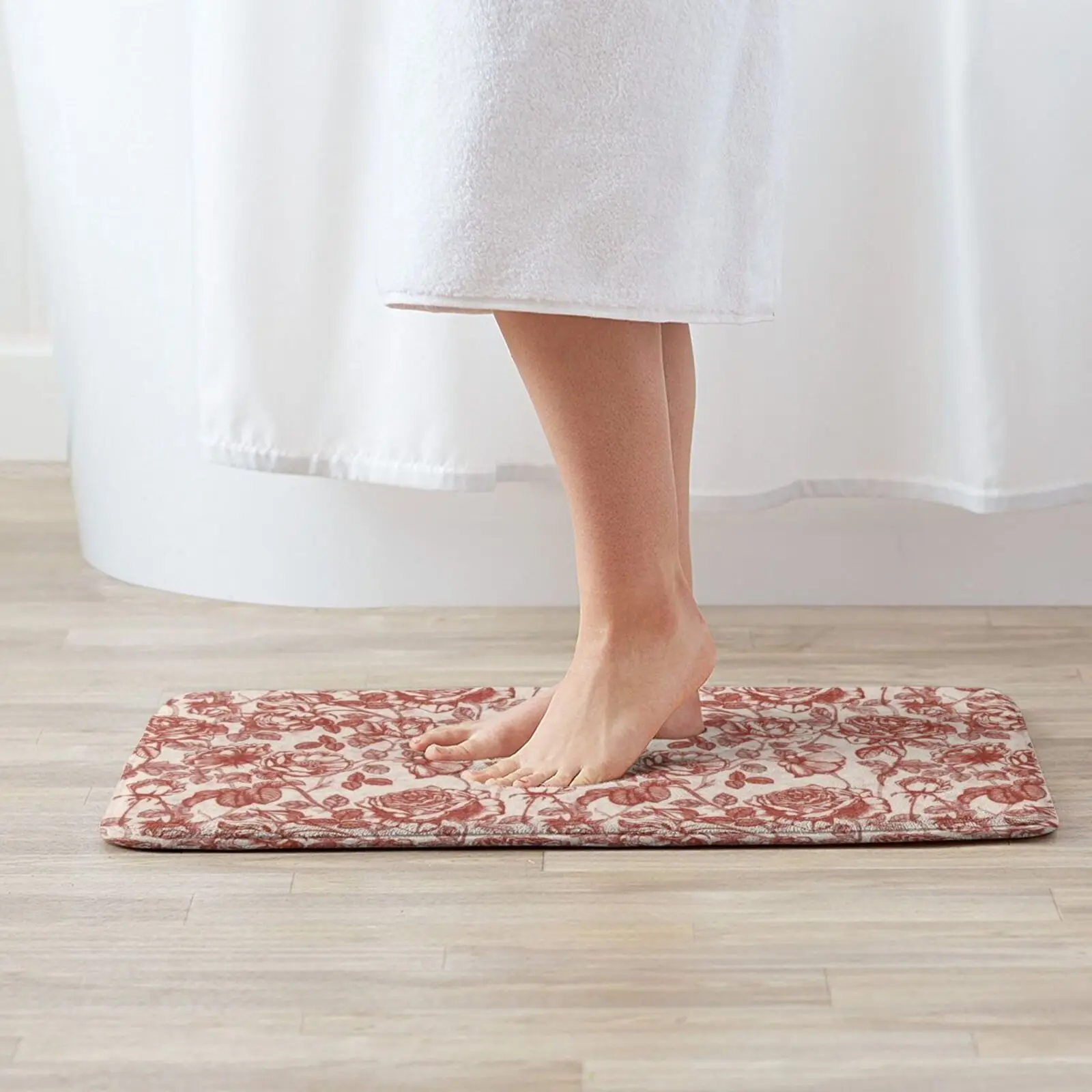 Toile De Jouy Roses Entrance Door Mat Bath Mat Rug Hentai Haven Hentaihaven Hentai Hentai Tentacle Hentai N Hentai Mha Hentai