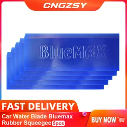 5PCS Car Water Blade Bluemax Rubber Squeegee for Vinyl Window Wiper Wallpaper Decal Sticker Tool for Home Vehicle Cleaning 5B02B