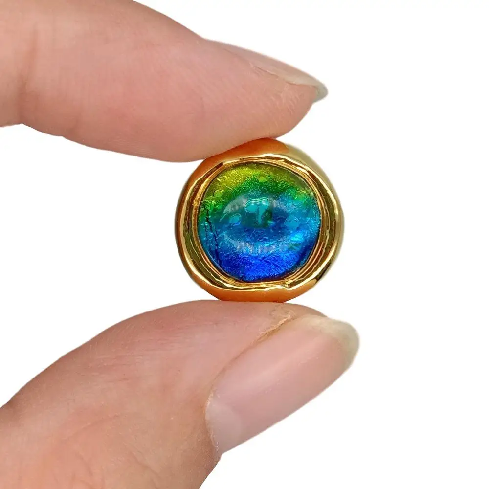 Wholesale 10 PCS Blue Murano Glass connector Spacer Bead for Making Jewelry DIY