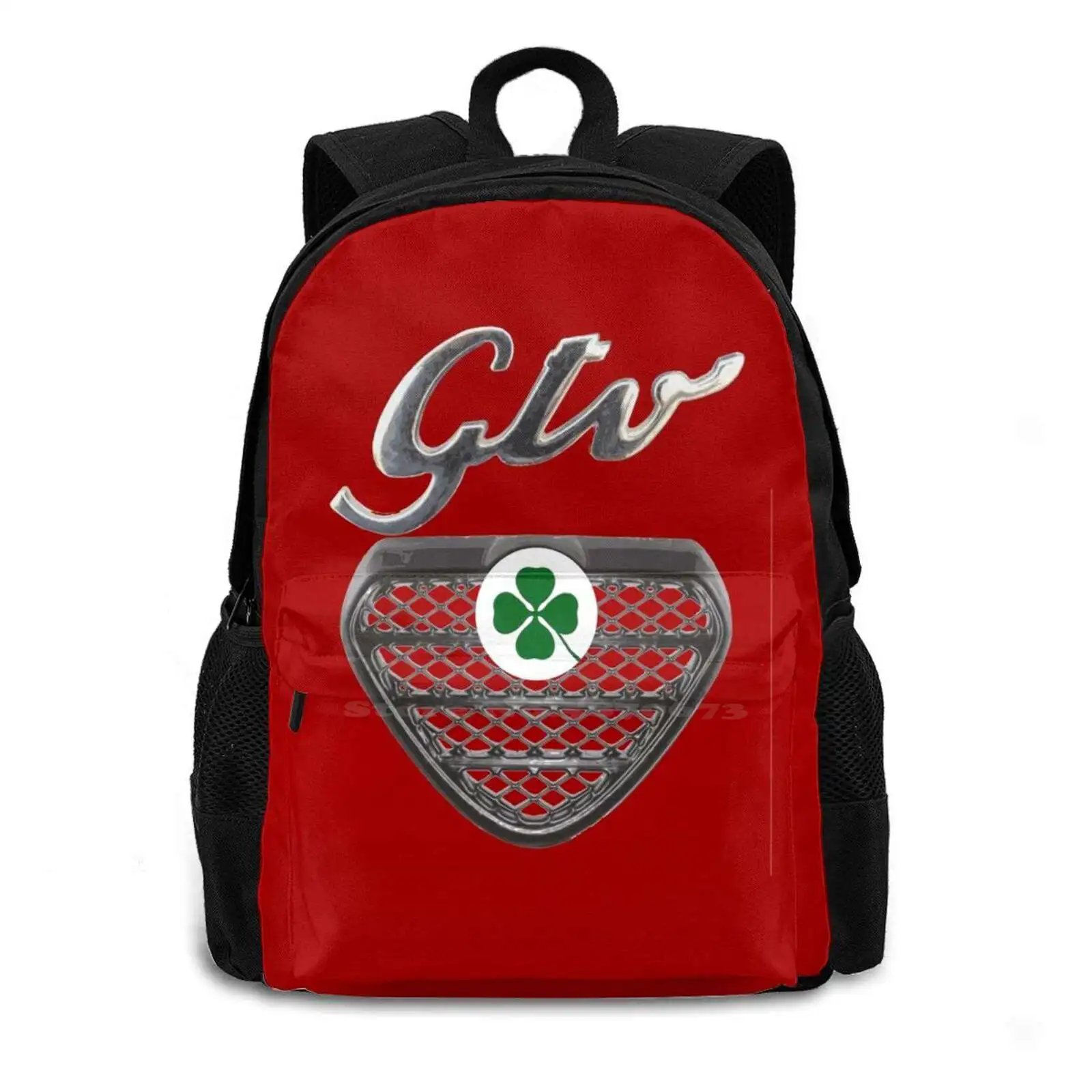 Gran Turismo Veloce Gtv Hot Sale Schoolbag Backpack Fashion Bags Arese Gran Turismo Veloce Italia Romeo V6 Petrolhead