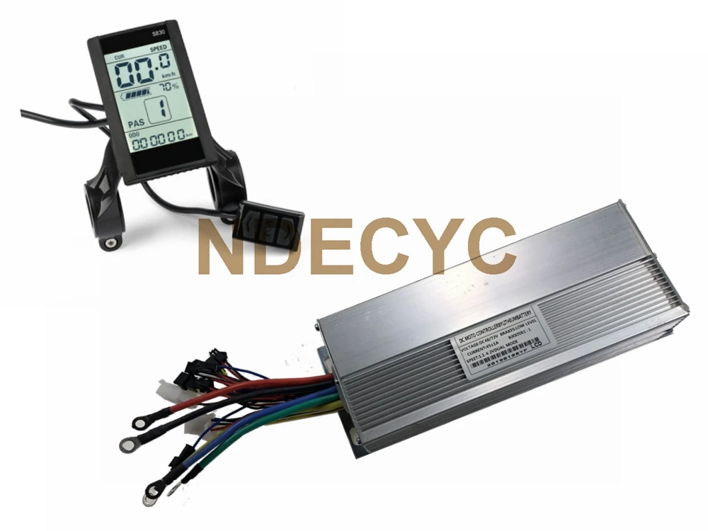 US stock 48/72V 1500W 40A Brushless DC Ebike Dual Mode Controller + UKC1/UKS2 Color Display or S830/SW900 Display One Set