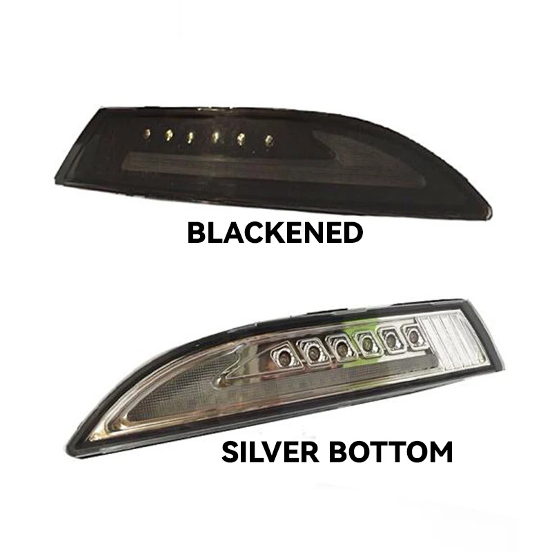 For VW Scirocco 2008-2013 Car Front LED side marker Lamp Amber Turn Signal Lights and White DRL Daytime Running Lights