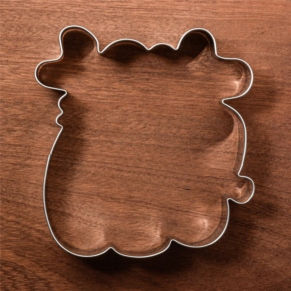 KENIAO Halloween Pumpkin Cup Cookie Cutter - 11.6 X 11 CM Biscuit Fondant Pastry Bread Sandwich Mold Stainless Steel - by Janka