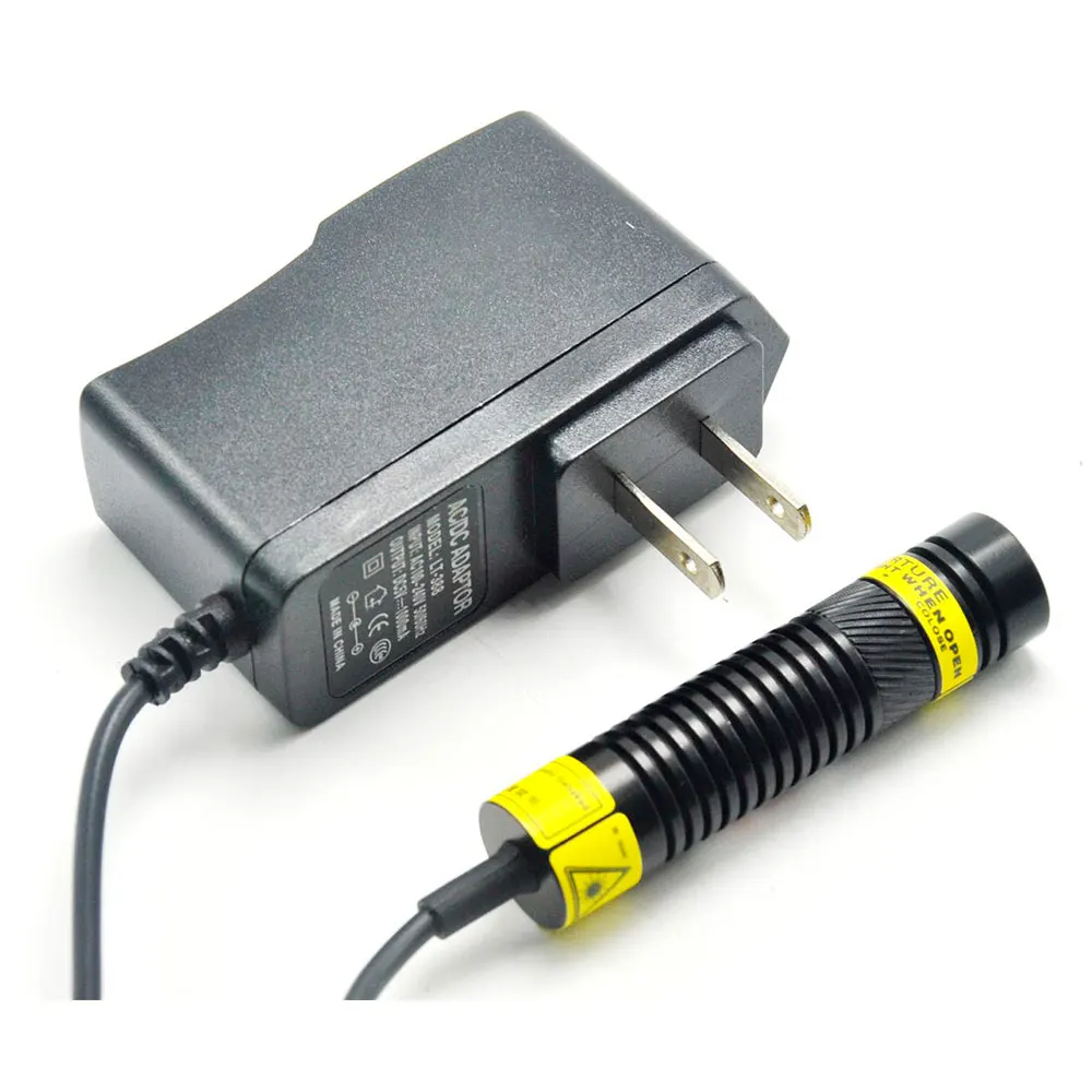 Focusable 10MW/30Mw 515nm Green Laser Diode Locator Module Dot/Line/Cross Head