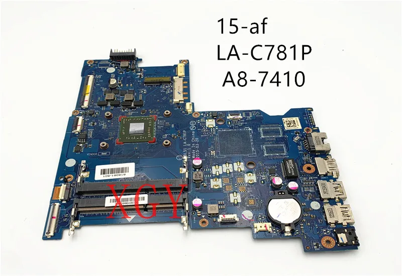 

Original for hp pavillon 15-af Laptop Motherboard, 813969-501, 818061-501 LA-C781P A8-7410100% working