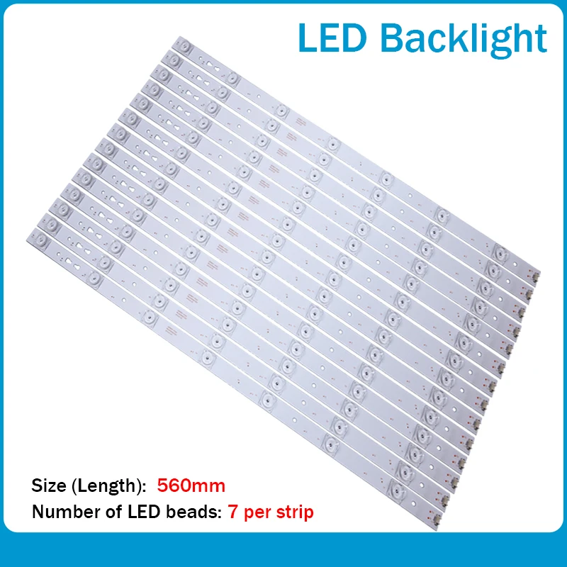 

LED Backlight strip 7 lamp for Haier 55"TV LE55A7100L LE55B510N LE55B510X LED55D7-01(A) LED55D7-01(B) LE55M36S LT-55EM75