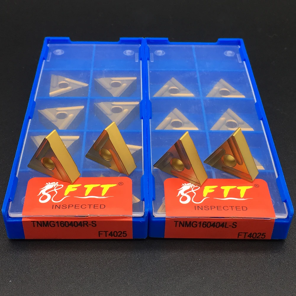 TNMG160404L-S FT4025+TNMG160404R-S FT4025+TNMG160408L-S FT4025+TNMG160408R-S FT4025 Each Of Ten Pieces Carbide Turning Tools