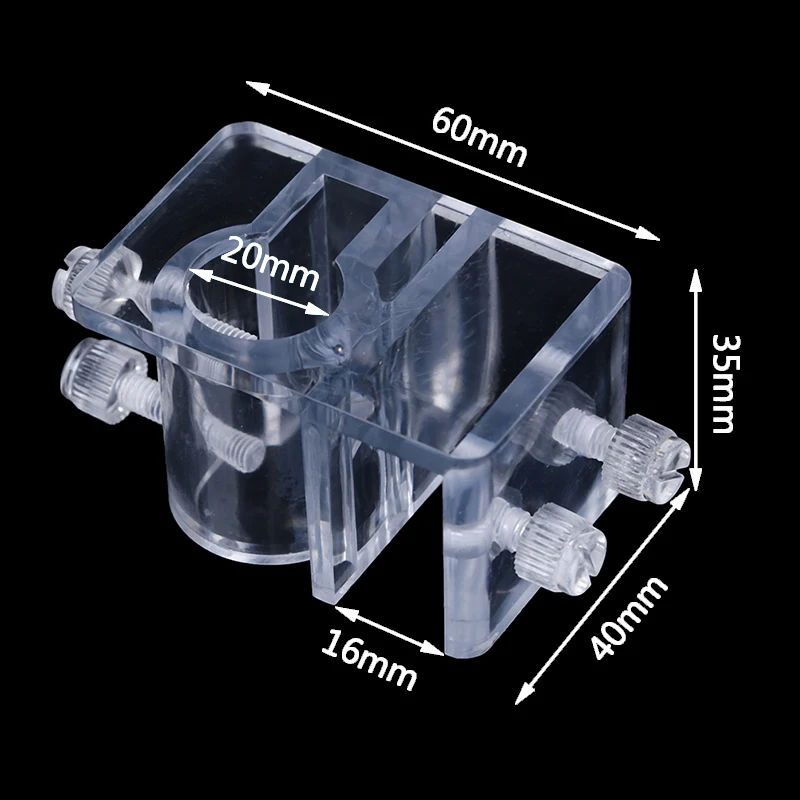 수족관 물 파이프 호스 고정 클립 아크릴 투명 튜브 클램프 홀더 클램프 13mm 17mm 유입 유출 튜브 액세서리